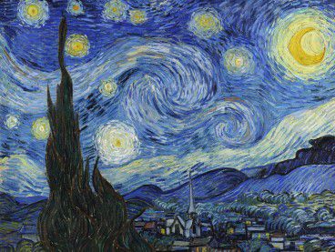 De sterrennacht - Akoestisch schilderij