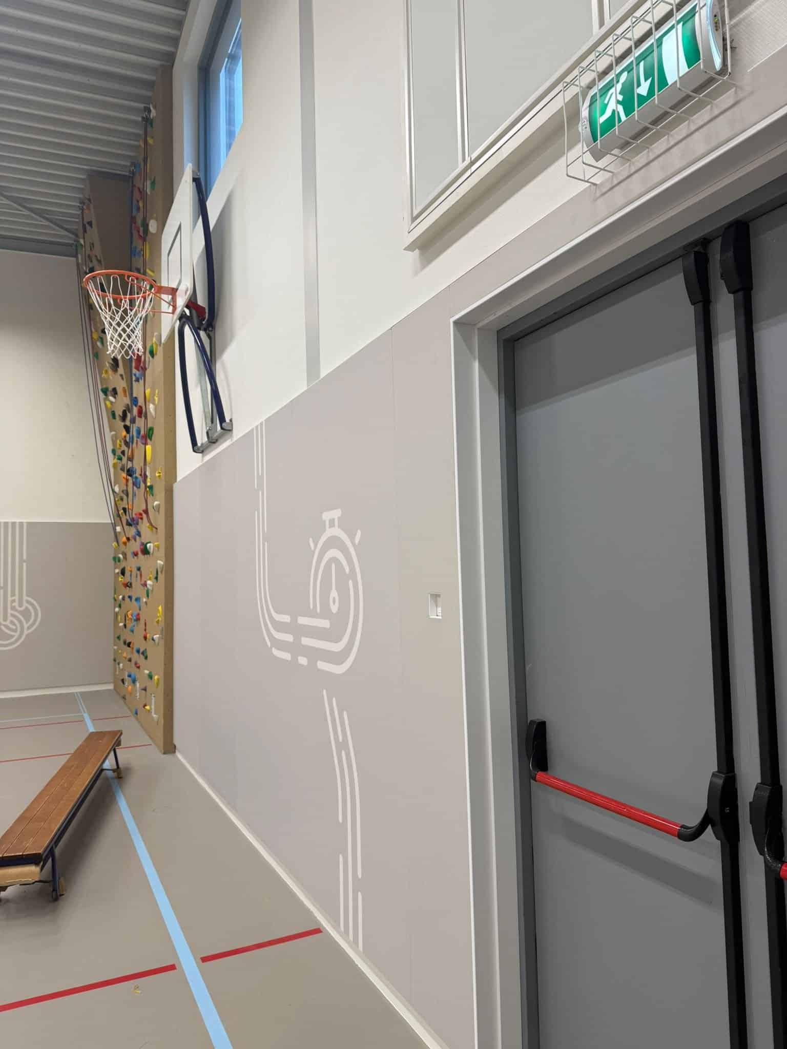 akoestische wandpanelen gymzaal