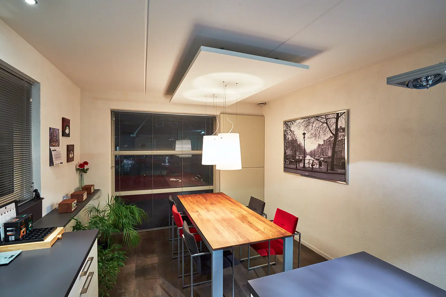 woning akoestiek plafondpaneel