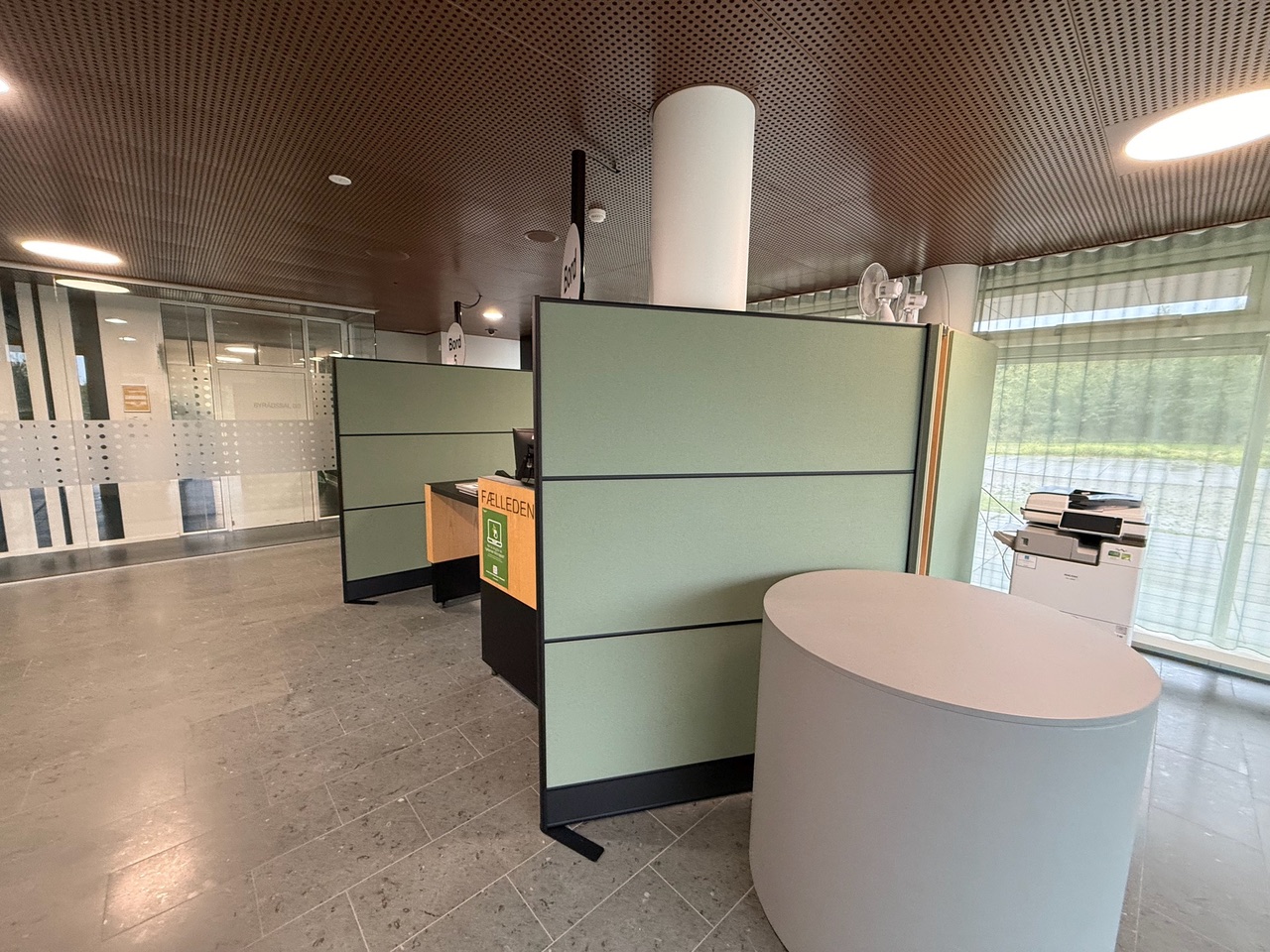 tyst vrijstaande akoestische panelen groen